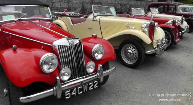 vintage car rally, irish veteran and vintage car club, powerscourt estate, picnic, travel, travelogue, ireland, ailsa prideaux-mooney